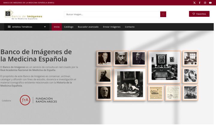 Screenshot of bancodeimagenesmedicina.com