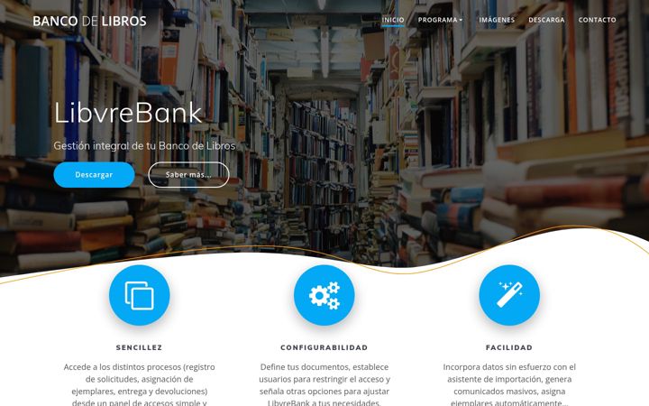 Screenshot of bancodelibros.org