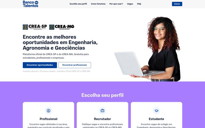 Screenshot of bancodetalentos.org