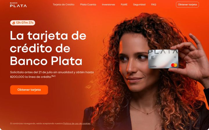 Screenshot of bancoplata.mx