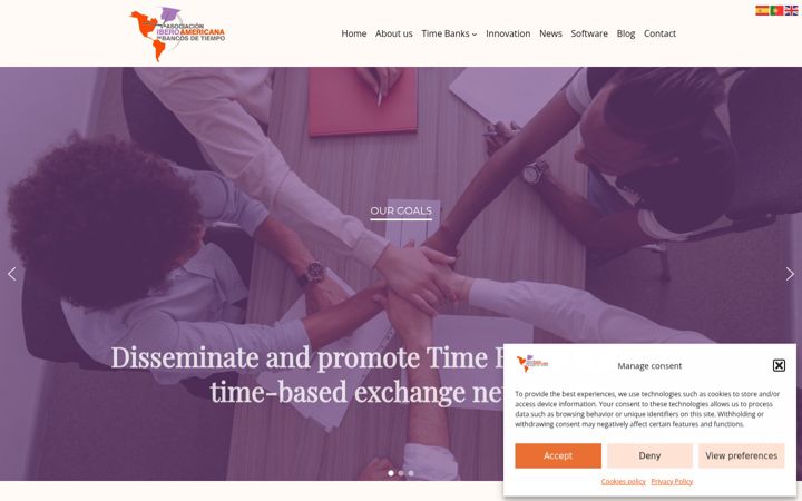 Screenshot of bancosdetiempo.info