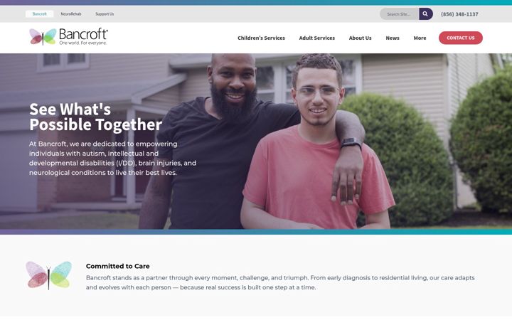 Screenshot of bancroft.org