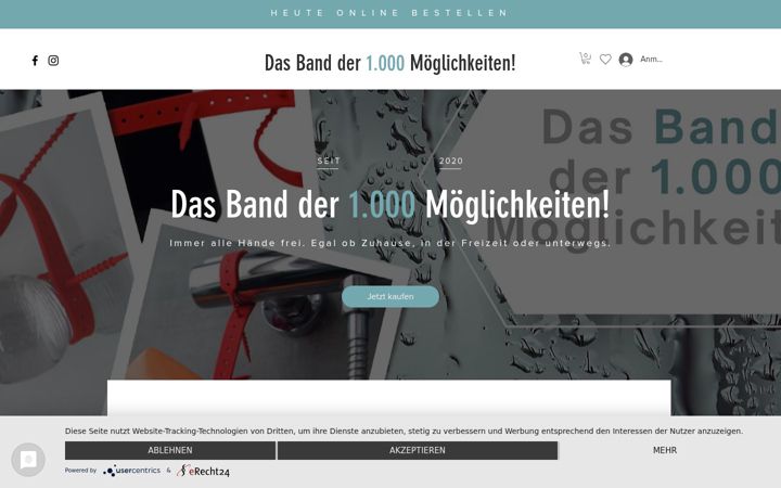 Screenshot of band-der-1000-moeglichkeiten.de