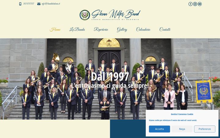 Screenshot of bandabedonia.it