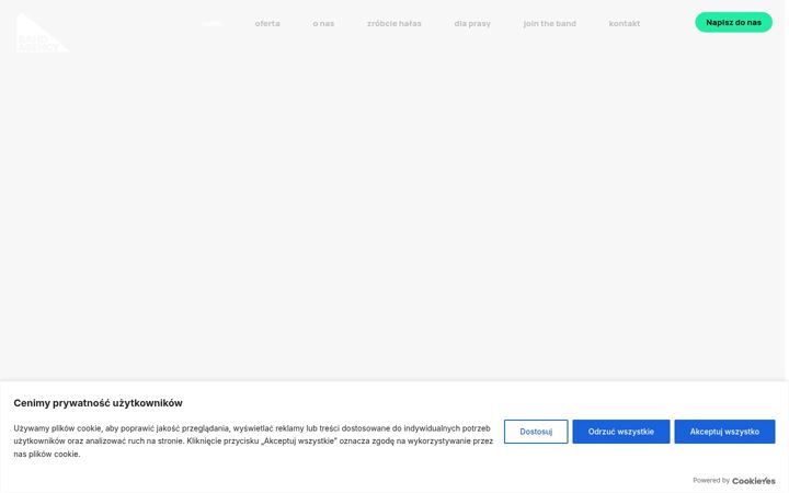 Screenshot του bandagency.pl