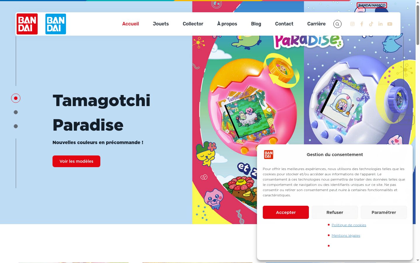 Sutikimo reklamjuostės, rodytos prieš bet kokią sąveiką, ekrano kopija