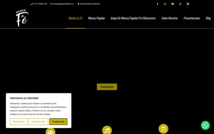 Screenshot of bandalafe.com
