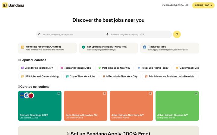 Screenshot of bandana.com