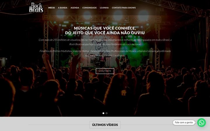 Képernyőkép: bandarockbeats.com.br