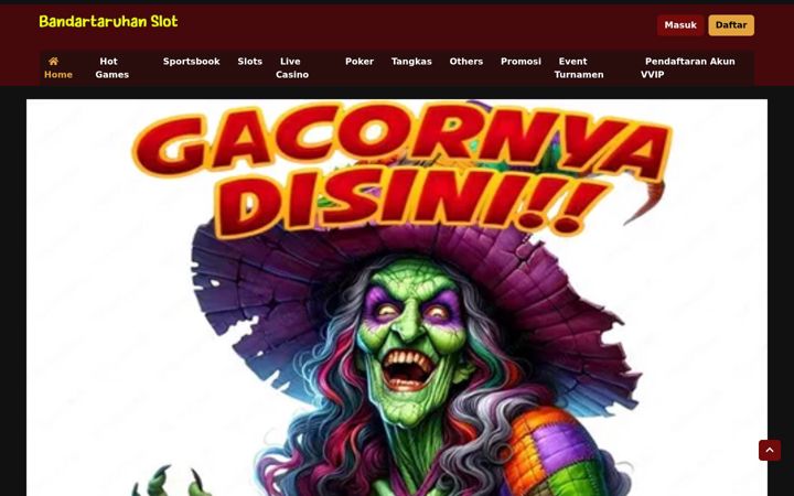 Screenshot of bandartaruhanslot.com