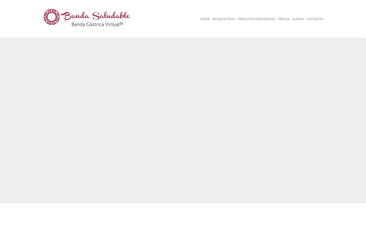 Screenshot of bandasaludable.com.ar