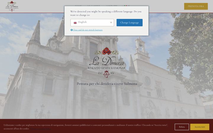 Screenshot of bandbladimora.com