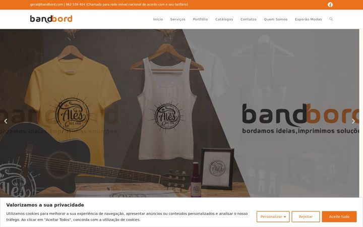 Screenshot of bandbord.com