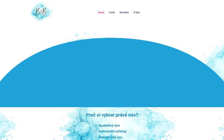 Screenshot ta' bandbservices.cz