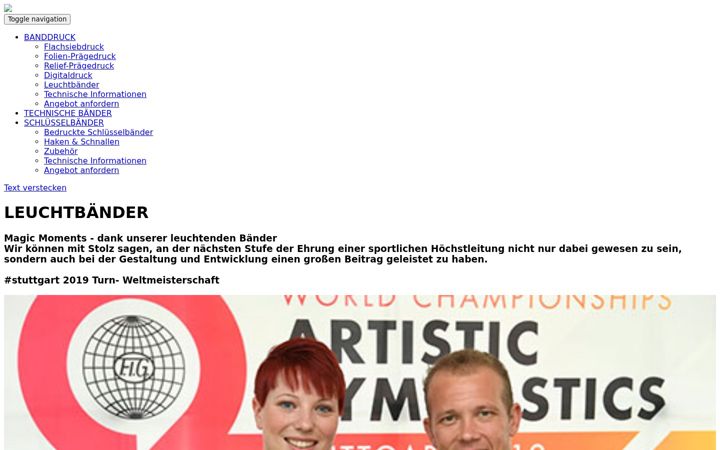Screenshot of banddruck.com