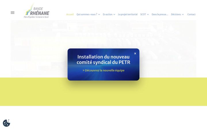 Screenshot of bande-rhenane-nord.fr