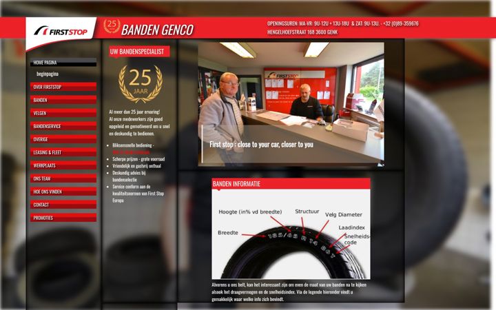 Screenshot of bandengenco.be