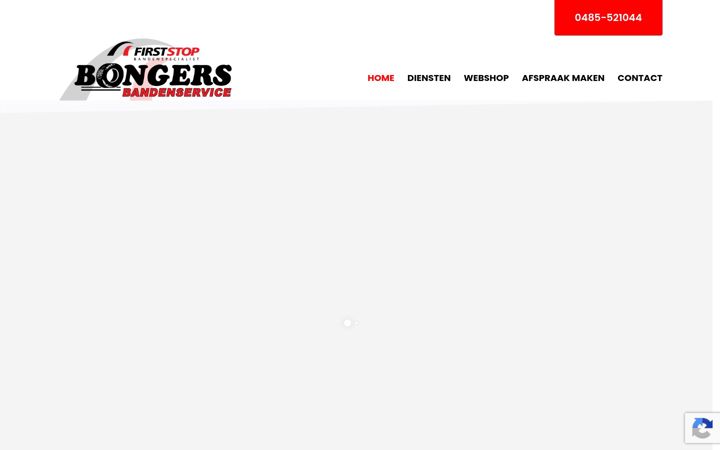 Screenshot ta' bandenservicebongers.nl