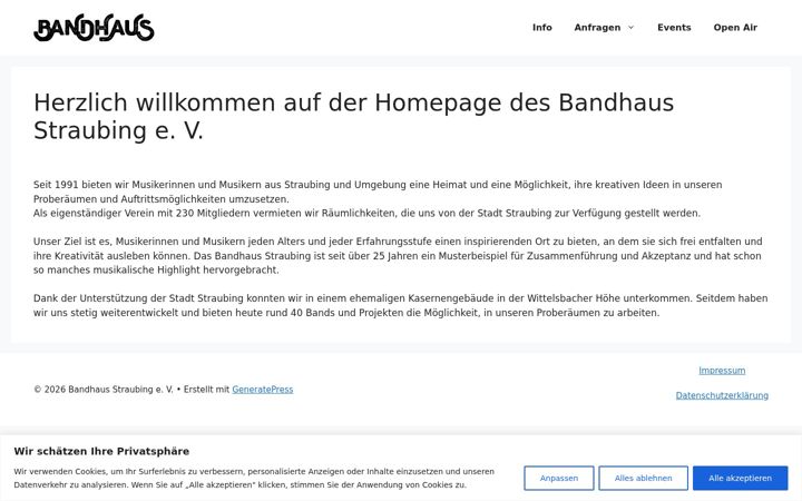 Screenshot of bandhaus.net