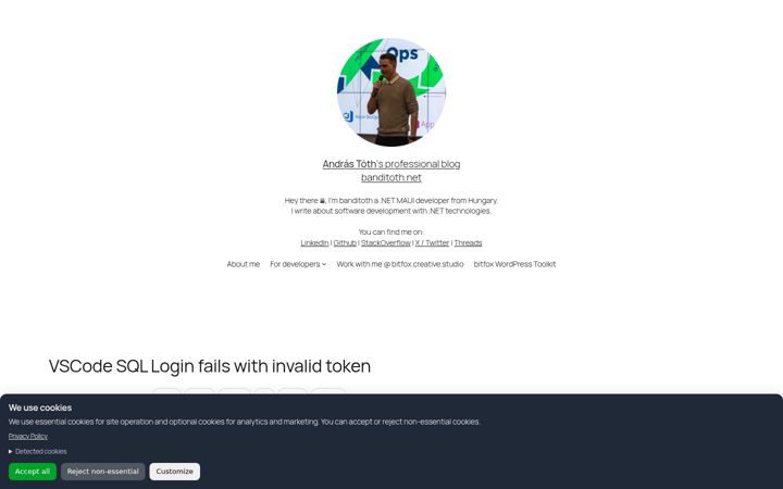 Snímek obrazovky banditoth.net
