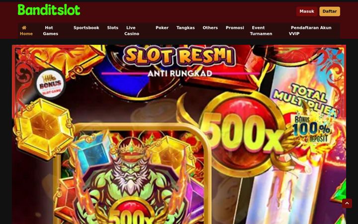 Screenshot of banditslot.net