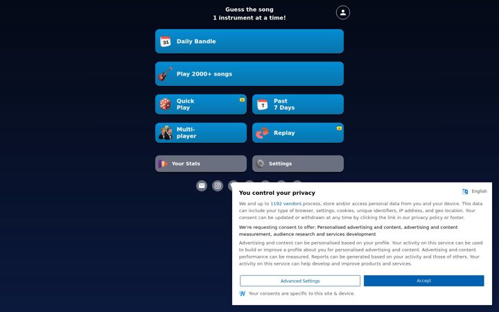 Skærmbillede af bandle.app