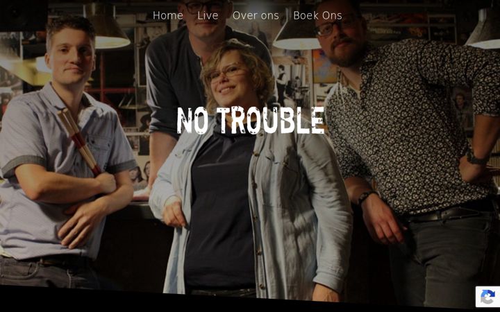 Screenshot of bandnotrouble.nl