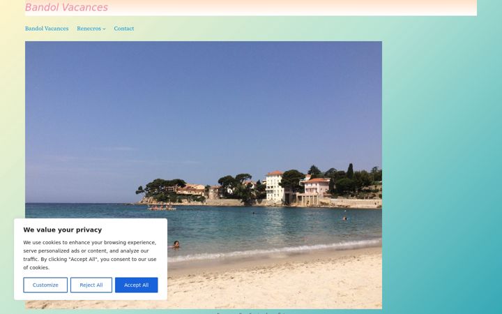 Screenshot of bandolvacances.com
