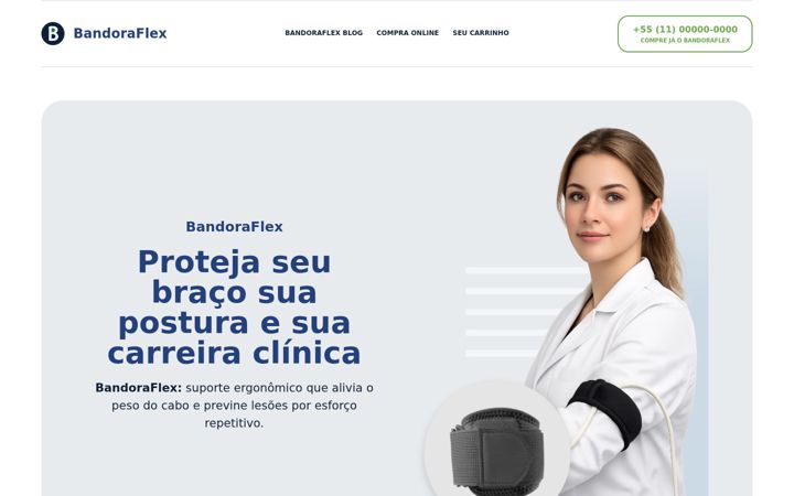 Screenshot of bandoraflex.com.br