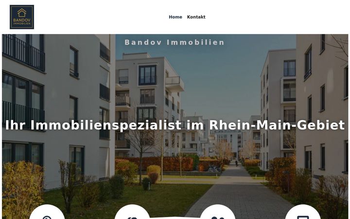 Capture d'écran de bandov-immobilien.de