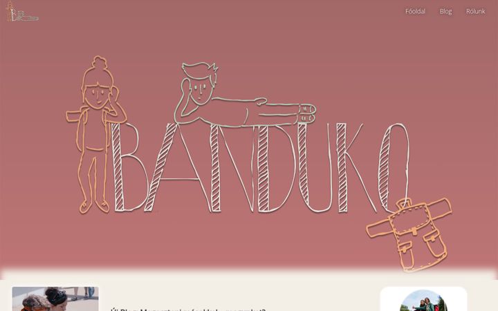 Screenshot of banduko.hu