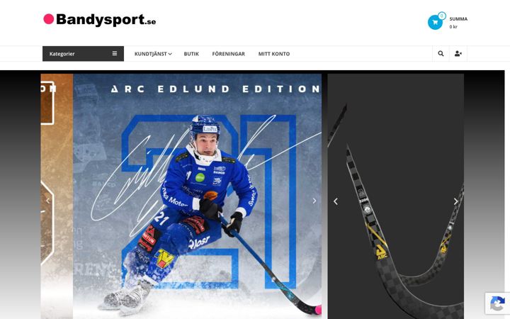 Zrzut ekranu bandysport.se