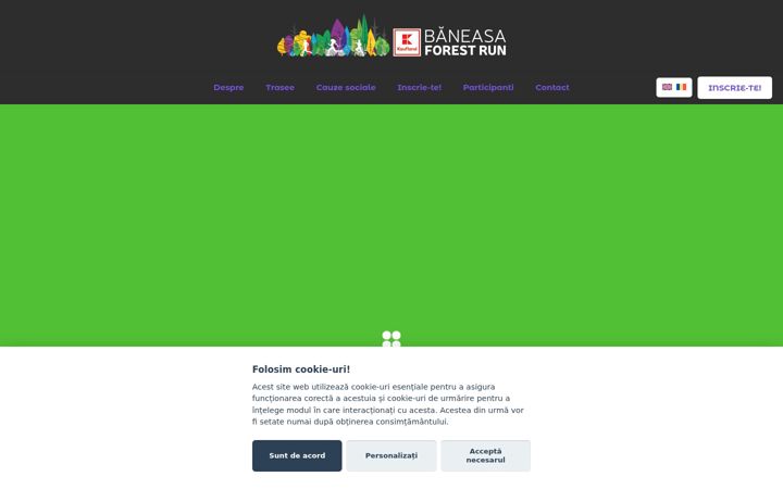 Screenshot of baneasaforestrun.ro