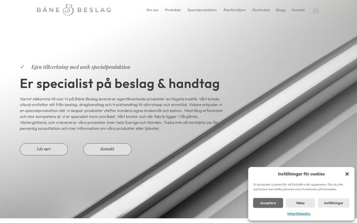 Zrzut ekranu banebeslag.se