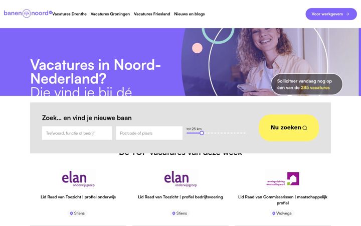 Screenshot of banenrijknoord.nl