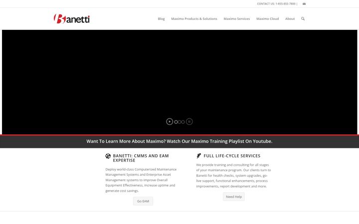 Screenshot of banetti.com