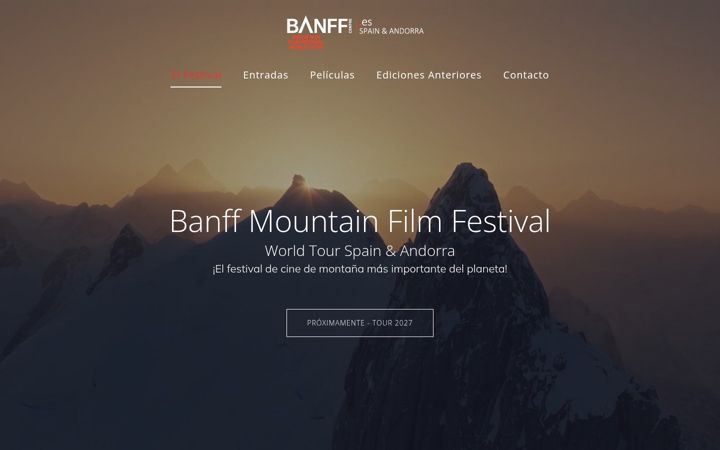 Screenshot of banffspain.com