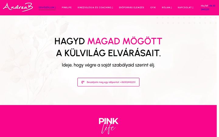 Snímek obrazovky banfiandrea.hu