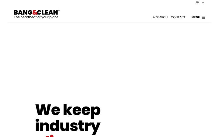 Captura de pantalla de bang-clean.com