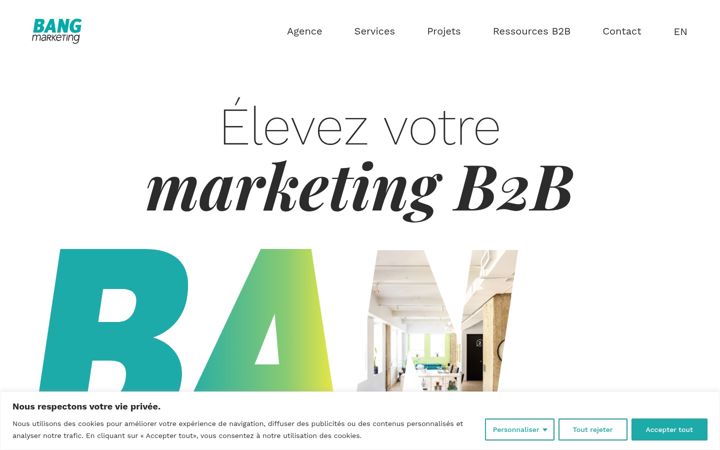 Screenshot of bang-marketing.com