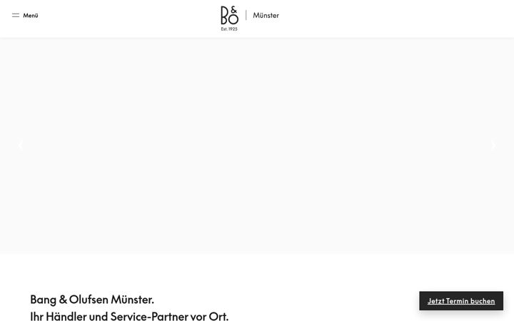 Screenshot of bang-olufsen-muenster.de