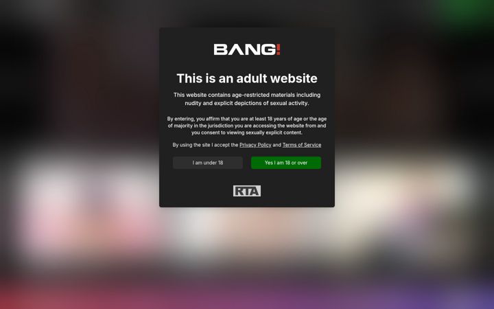 Posnetek zaslona bang.com