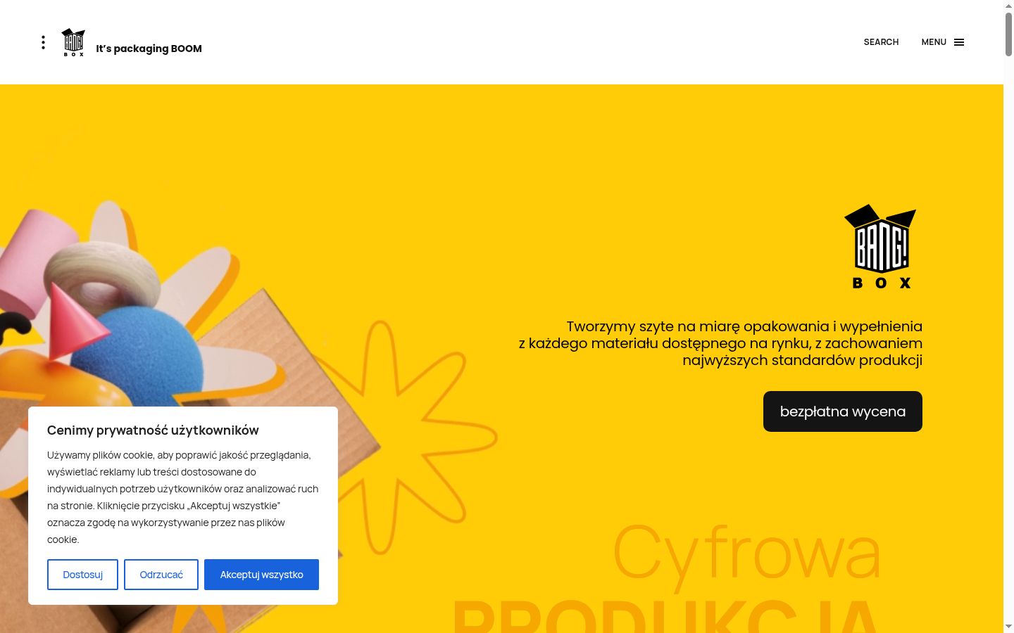 Screenshot του banner συγκατάθεσης που εμφανίστηκε πριν από οποιαδήποτε αλληλεπίδραση