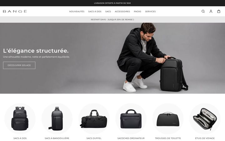 Screenshot of bange.fr