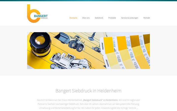 Screenshot of bangert-siebdruck.de