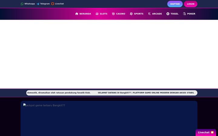 Screenshot of bangkit77.com