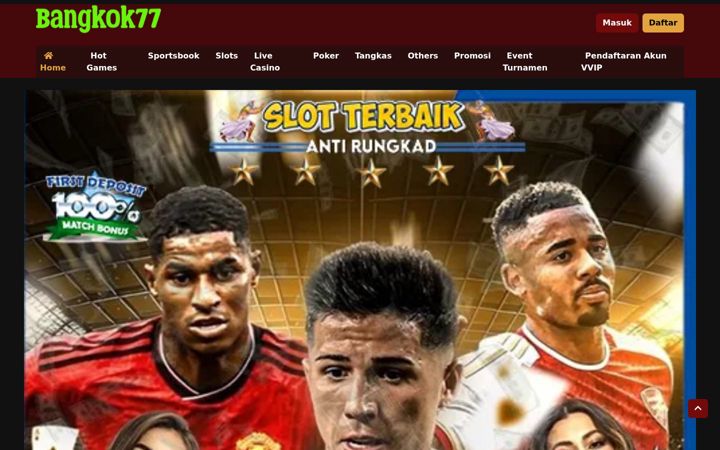 Screenshot von bangkok77slot.com