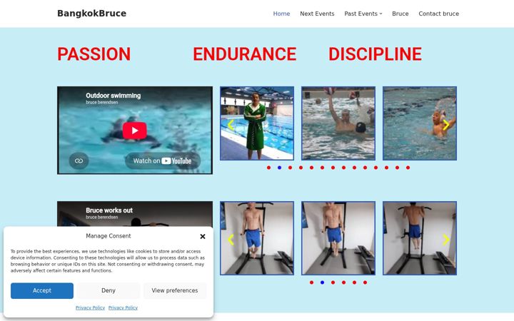 Screenshot of bangkokbruce.com