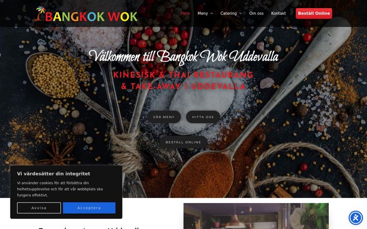Screenshot of bangkokwok.se
