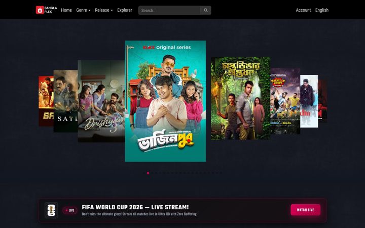 Screenshot of banglaplex.lat